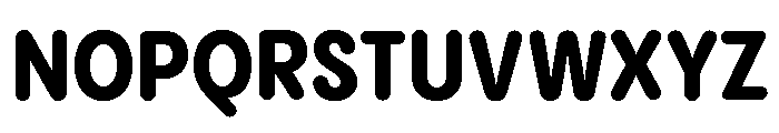 Pangram Sans Rounded Narrow Variable 8 Font UPPERCASE