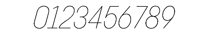 Pangram Sans Rounded Narrow Variable 9 Font OTHER CHARS