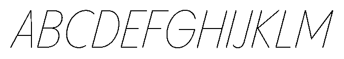 Pangram Sans Rounded Narrow Variable 9 Font UPPERCASE