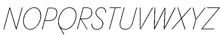 Pangram Sans Rounded Narrow Variable 9 Font UPPERCASE