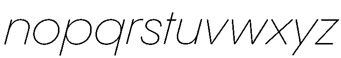 Pangram Sans Rounded Normal Variable 10 Font LOWERCASE
