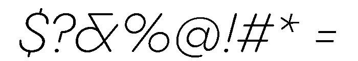 Pangram Sans Rounded Normal Variable 11 Font OTHER CHARS