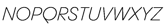 Pangram Sans Rounded Normal Variable 11 Font UPPERCASE