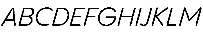 Pangram Sans Rounded Normal Variable 12 Font UPPERCASE