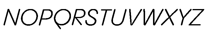 Pangram Sans Rounded Normal Variable 12 Font UPPERCASE