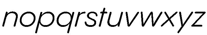 Pangram Sans Rounded Normal Variable 12 Font LOWERCASE