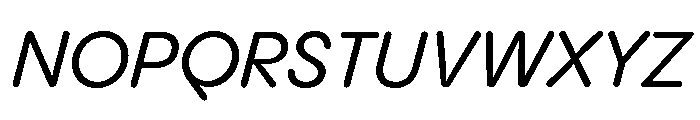 Pangram Sans Rounded Normal Variable 13 Font UPPERCASE