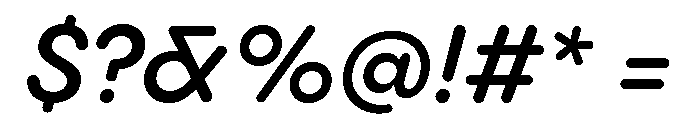 Pangram Sans Rounded Normal Variable 14 Font OTHER CHARS