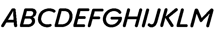 Pangram Sans Rounded Normal Variable 14 Font UPPERCASE