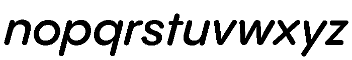 Pangram Sans Rounded Normal Variable 14 Font LOWERCASE