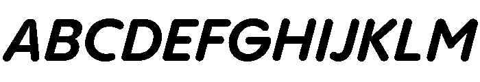 Pangram Sans Rounded Normal Variable 15 Font UPPERCASE