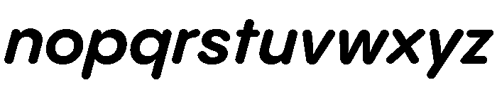 Pangram Sans Rounded Normal Variable 15 Font LOWERCASE