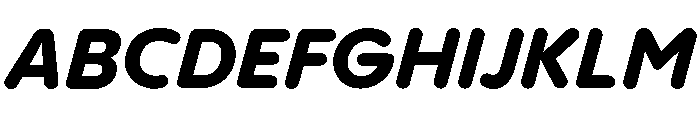 Pangram Sans Rounded Normal Variable 16 Font UPPERCASE
