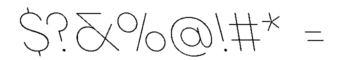 Pangram Sans Rounded Normal Variable 17 Font OTHER CHARS