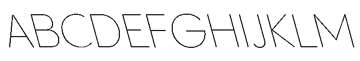 Pangram Sans Rounded Normal Variable 17 Font UPPERCASE