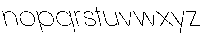 Pangram Sans Rounded Normal Variable 18 Font LOWERCASE