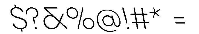 Pangram Sans Rounded Normal Variable 19 Font OTHER CHARS