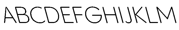 Pangram Sans Rounded Normal Variable 19 Font UPPERCASE