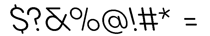 Pangram Sans Rounded Normal Variable 20 Font OTHER CHARS