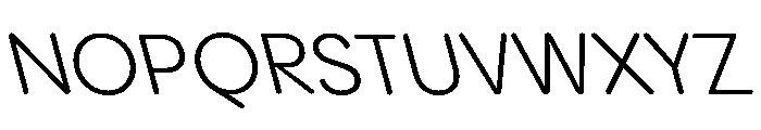 Pangram Sans Rounded Normal Variable 20 Font UPPERCASE