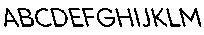 Pangram Sans Rounded Normal Variable 21 Font UPPERCASE