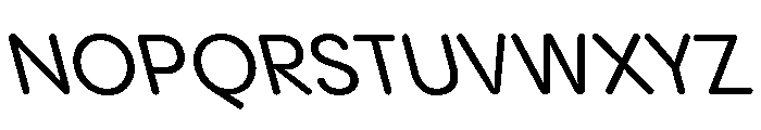Pangram Sans Rounded Normal Variable 21 Font UPPERCASE