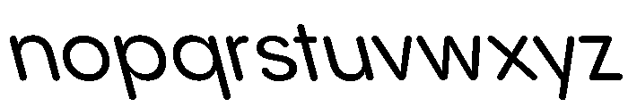 Pangram Sans Rounded Normal Variable 21 Font LOWERCASE