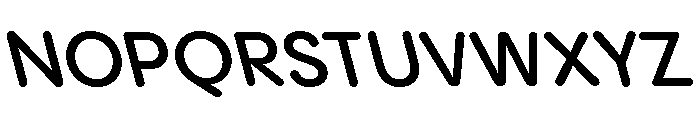 Pangram Sans Rounded Normal Variable 22 Font UPPERCASE
