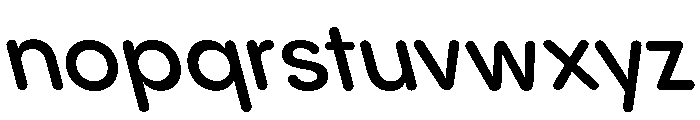 Pangram Sans Rounded Normal Variable 22 Font LOWERCASE