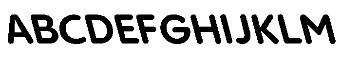 Pangram Sans Rounded Normal Variable 23 Font UPPERCASE