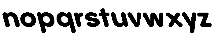 Pangram Sans Rounded Normal Variable 24 Font LOWERCASE