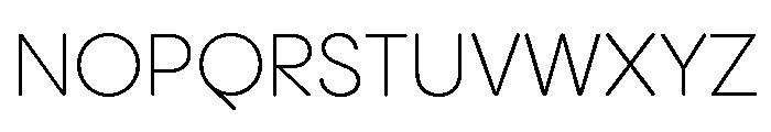 Pangram Sans Rounded Normal Variable 3 Font UPPERCASE