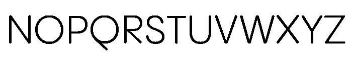 Pangram Sans Rounded Normal Variable 4 Font UPPERCASE