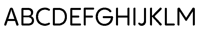 Pangram Sans Rounded Normal Variable 5 Font UPPERCASE