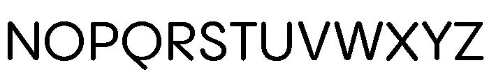 Pangram Sans Rounded Normal Variable 5 Font UPPERCASE