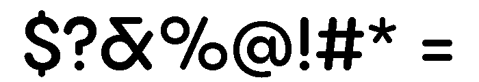 Pangram Sans Rounded Normal Variable 6 Font OTHER CHARS