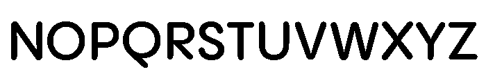 Pangram Sans Rounded Normal Variable 6 Font UPPERCASE