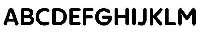 Pangram Sans Rounded Normal Variable 7 Font UPPERCASE