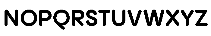 Pangram Sans Rounded Normal Variable 7 Font UPPERCASE