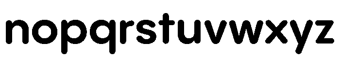 Pangram Sans Rounded Normal Variable 7 Font LOWERCASE