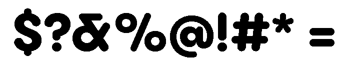 Pangram Sans Rounded Normal Variable 8 Font OTHER CHARS