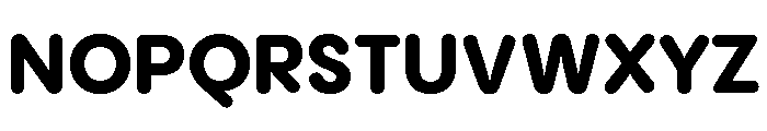 Pangram Sans Rounded Normal Variable 8 Font UPPERCASE