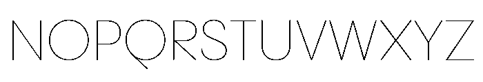 Pangram Sans Rounded Normal Variable Font UPPERCASE