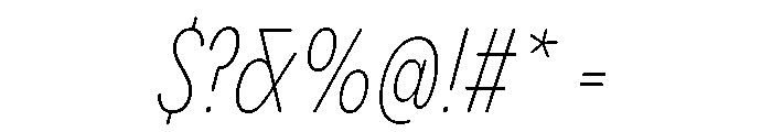 Pangram Sans Rounded Slim Variable 10 Font OTHER CHARS