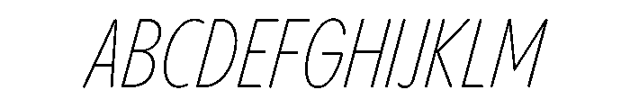Pangram Sans Rounded Slim Variable 10 Font UPPERCASE