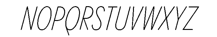 Pangram Sans Rounded Slim Variable 10 Font UPPERCASE