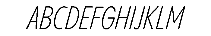 Pangram Sans Rounded Slim Variable 11 Font UPPERCASE