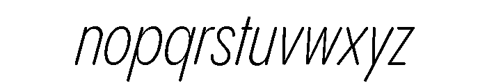 Pangram Sans Rounded Slim Variable 11 Font LOWERCASE