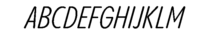 Pangram Sans Rounded Slim Variable 12 Font UPPERCASE