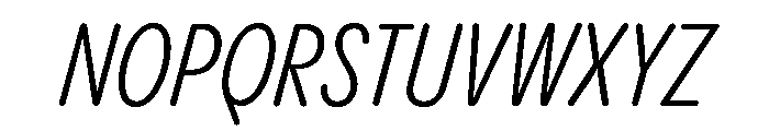 Pangram Sans Rounded Slim Variable 12 Font UPPERCASE